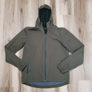 Vuori Hombres Chaqueta Hombre Grande Verde Cremallera Completa Con Capucha Vega Softshell - Imagen 1 de 15