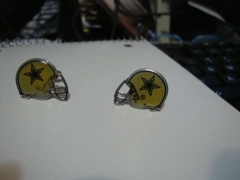 DALLAS COWBOYS ORIGINAL VINTAGE CUFFLINKS DATED 1996 NFLP Cover