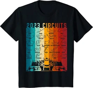 Retro Vintage Formula Racing Track Circuit Race Lover Youth Unisex T-shirt - Picture 1 of 5