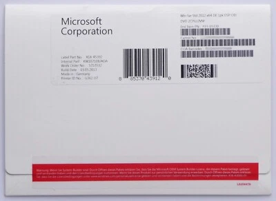 Microsoft Windows Server 2012 Standard - Deutsch - SB/OEM mit DVD - 2CPU/VM - - Bild 1 von 2