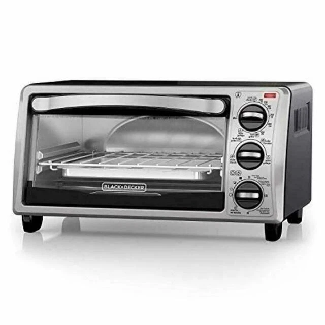 BLACK+DECKER TO1313SBD 4-Slice Toaster Oven