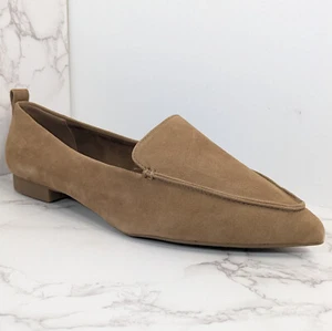 NEW Bella Vita Women's Alessi Flat Cognac Kid Suede Leather 12 Narrow 2A - Picture 1 of 13