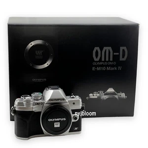 New Olympus OM-D E-M10 Mark IV Mirrorless Digital Camera SILVER Body Only NoLens - Picture 1 of 10