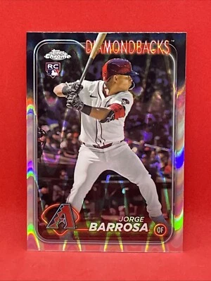 2024 Topps Chrome Update RAY WAVE REFRACTOR Jorge Barrosa ROOKIE #USC163 - Image 1 of 2