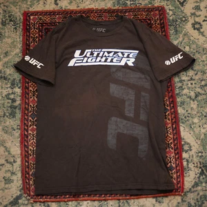 UFC Ultimate Fighter Large Uriah Faber Shirt Black Y2K Distressed Faded Rampage - Picture 1 of 9
