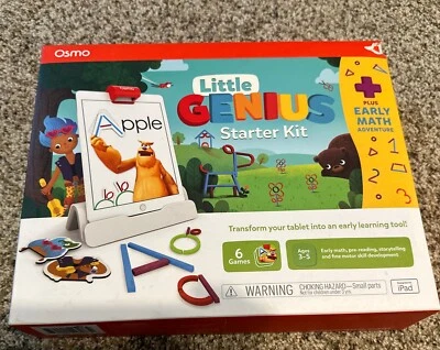 Osmo Little Genius Starter Kit Para Ipad TOTALMENTE NUEVO Caja Abierta Foto 1 de 4
