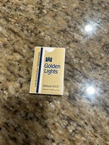 Vintage Spielkarten GOLDEN LIGHTS - ZIGARETTENWERBUNG - geöffnet - Bild 1 von 2