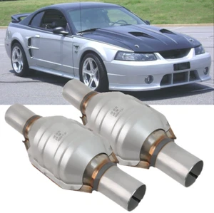 2PCS 2" Inlet/Outlet Catalytic Converter EPA Approved For Ford Mustang 3.8L V6 - Bild 1 von 12