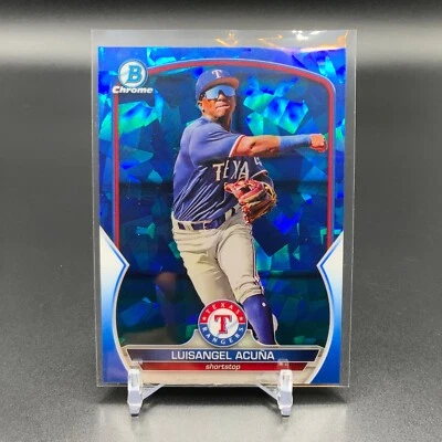 2023 Bowman Chrome - Prospects #BCP-230 Luisangel Acuna Sapphire TTC1806 - Image 1 of 2