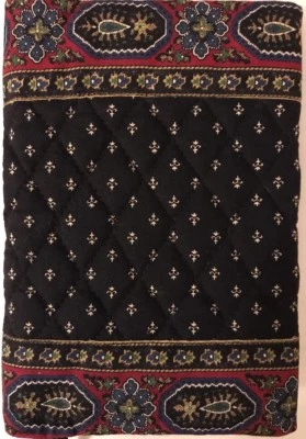 Vera Bradley Rare Retired Black Book Cover Excellent Condition Vintage - Image 1 of 4