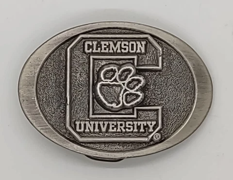 Vintage Clemson Tigers Belt Buckle Cover