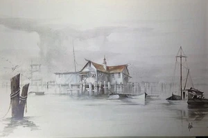 Lonely Dock By Marti - Picture 1 of 3