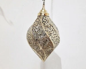 Marokkanische Infinity Hänge Pendelleuchte Messing lackiert Antik Lampenschirm Lampe Ha - Bild 1 von 6