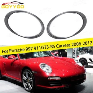 Auto Paar Scheinwerfer Linse Abdeckung Shell für Porsche 997 911 Carrera 2006-12 - Bild 1 von 21