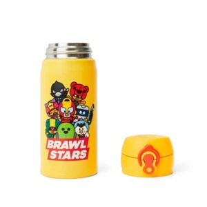 LINE FRIENDS X Thermos Brawl Stars Yellow Tumbler 350ml Kids - Picture 1 of 6
