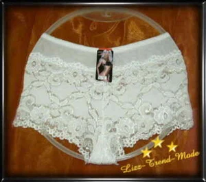 #40 |  sexy Spitzen-Panty-Mix - schwarz & weiß - M (36-38) / 2-er Pack - Bild 1 von 22