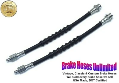 Mangueras de freno delanteras Mercury Colony Park 1969 temprano, antes del 4-1-1969 - tambor delantero Foto 1 de 2