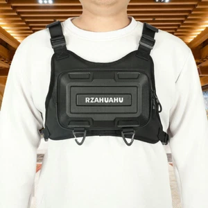 Sports Chest Bag Front Chest Pack Breathable Chest Fanny Pack for Cycling Hiking - Picture 1 of 11