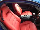 RED LEATHER SPIRIT R SPEC STYLE FRONT & REAR SEAT COVER KIT FOR MAZDA RX7 FD OEM