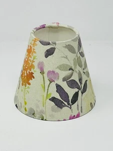 Lampshade Tapered Aylesbury Heather Country Floral Small Candle Clip Chandelier - Picture 1 of 6
