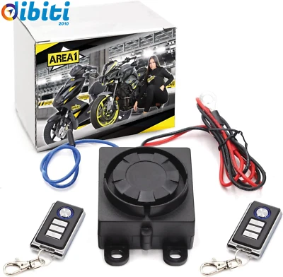 Area1 Impianto di allarme per moto "Easy 2 Fit", montaggio semplice, 12 V univer - Immagine 1 di 4