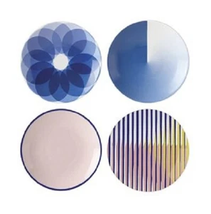 Lenox Domino Technic verschiedene Leckerbissenplatten, 4er Set - Bild 1 von 1