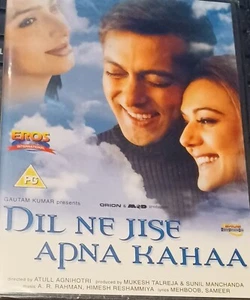 Dil Ne Jise Apna Kahaa - Preity Zinta, Salman Khan (DVD, 2005) Eros Brand New - Imagen 1 de 2