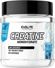 Evolite Creatine Kreatin Monohydrat 500g Pulver Geschmacksneutral