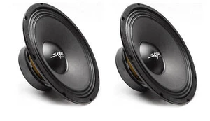 (2) NEW SKAR AUDIO FSX10-8 10-INCH 8 OHM 400W MAX CAR PRO AUDIO SPEAKERS - PAIR - Picture 1 of 5