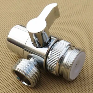 Kitchen Bath Brass Sink Valve Diverter Faucet Splitter Diverter To Hose Adapter - Picture 1 of 12