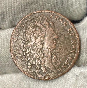 Moneda extranjera del mundo desconocido temprano Francia? Ficha de medalla - Imagen 1 de 4