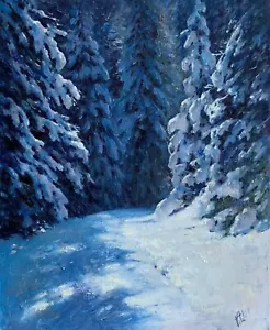 "HEAD WATERS" - Vitali Mikhailov - Original Painting - 20" x 16" - Oil on Canvas - Picture 1 of 5