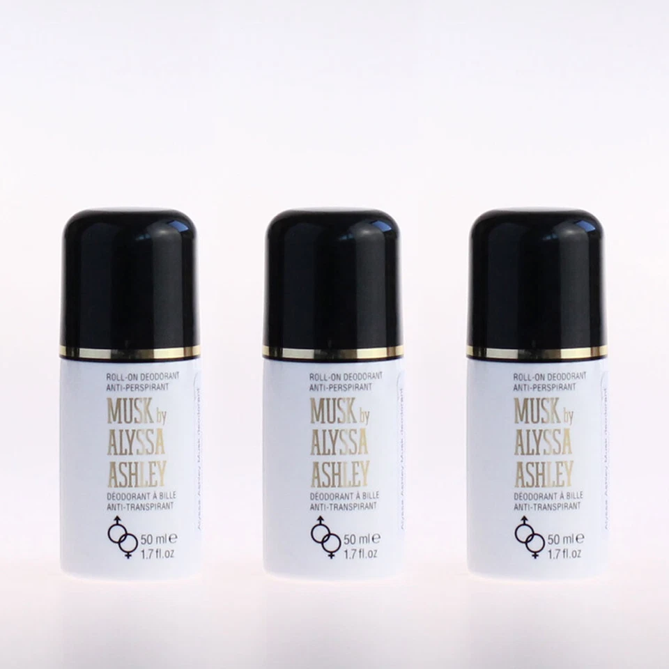 Alyssa Ashley Musk - Deo Deodorant roll-on 50ml - 3x