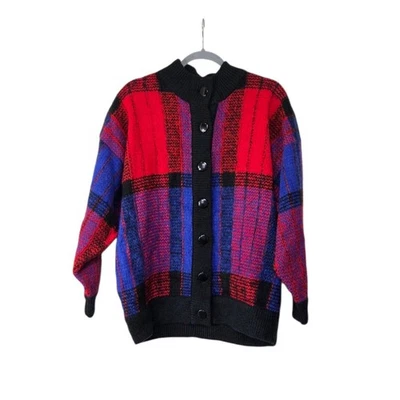 Cárdigan Suéter Carducci De Colección Deadstock Grueso Acogedor Vacaciones Para Mujer Grande Foto 1 de 4