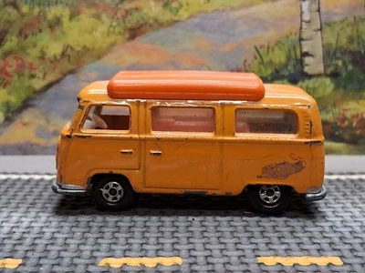 MATCHBOX SUPERFAST VOLKSWAGEN CAMPER VAN Nº 23 DE COLECCIÓN FUNDIDO A PRESIÓN 1970 NARANJA Foto 1 de 4