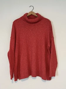 J. Jill Turtleneck Sweater Chunky Knit Sz Large Petite - Picture 1 of 7