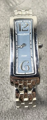 Christian Bernard Paris Womens Rectangle Watch, NA7515GF, NEW BATTERY Beautiful! - Image 1 of 4