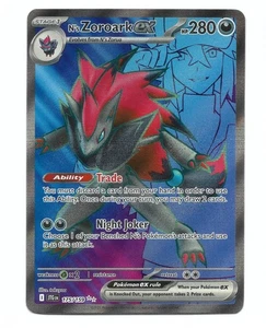 Juego de cartas coleccionables N's Zoroark ex 175/159 Sv09: Journey Together Holo Pokemon - Casi nuevo - Imagen 1 de 2