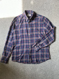 Barbour - Herren blau & rot Tartan Tailored Flanellhemd - Größe M - Bild 1 von 6