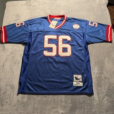 Camiseta deportiva 100 % auténtica Lawrence Taylor Mitchell & Ness 1986 Giants talla 54 para hombre Foto 1 de 4