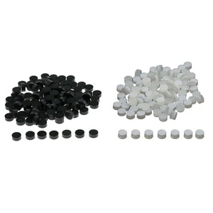 Chitarra Tastiera Fingerboard Dots Marcatori Intarsio Set di 100 Punti Acrilici Nero - Foto 1 di 51