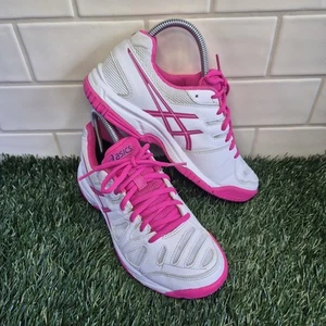 Zapatillas Tenis Asics Gel-Game UK 5 EU 39 Niñas Niños Rosa Blanco - C502Y - Imagen 1 de 11