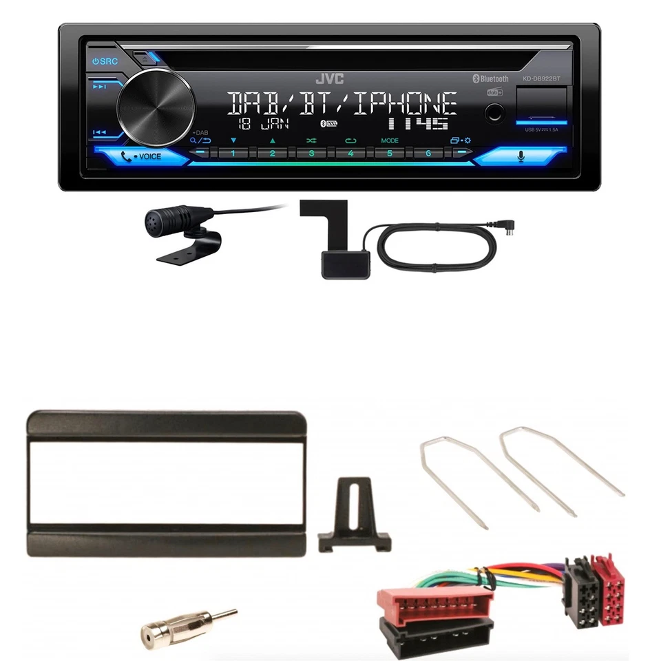 JVC KD-DB922BT Bluetooth Digitalradio Einbauset für Focus Fiesta Puma Mondeo - Bild 1 von 1