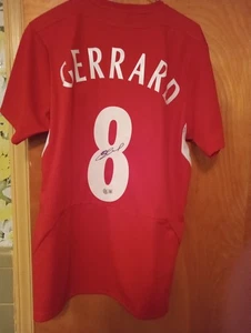 Steven Gerrard Signed Liverpool FC Jersey Beckett(BD40272) - Picture 1 of 5