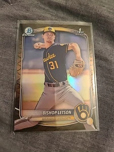 Bishop Letson Reptilian 1st Bowman 2025 Bowman Chrome Reptilian Prospect #BCP-30 - Bild 1 von 2