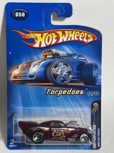 Hot Wheels Willy's Cupé Rojo Oscuro 2005 Primera Edición 10/10 Torpedos ¡NUEVO! - Imagen 1 de 4