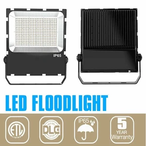 300W LED Flood Light For Garage Tennis Court Playground Parking Lot 1200W Equal - Picture 1 of 12