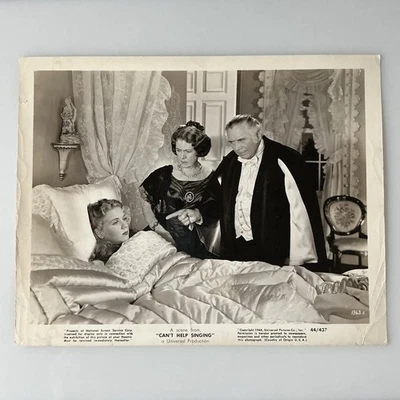 Deanna Durbin Can't Help Singing Ray Collins Clara Blandick Orig 1944 8x10 Photo - Photo 1/2