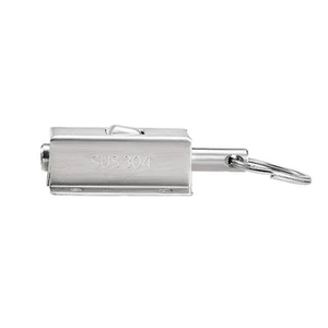 Ring-Pull Spring Loaded Door Barrel Bolt Auto Sliding Latch for Door - Picture 1 of 4