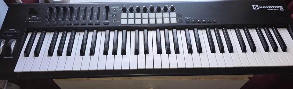 Novation Launchkey 61 Mk2 Keyboard. Black UNBOXED COLLECTION ONLY - Image 1 of 1